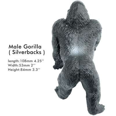 Male Gorilla Silverbacks Figure Height 3.5-inch