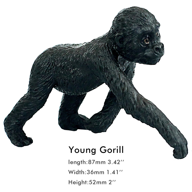 Young Gorill Figure Height 2.4-inch