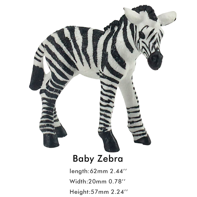 Baby Zebra Figure Height 2.4-inch