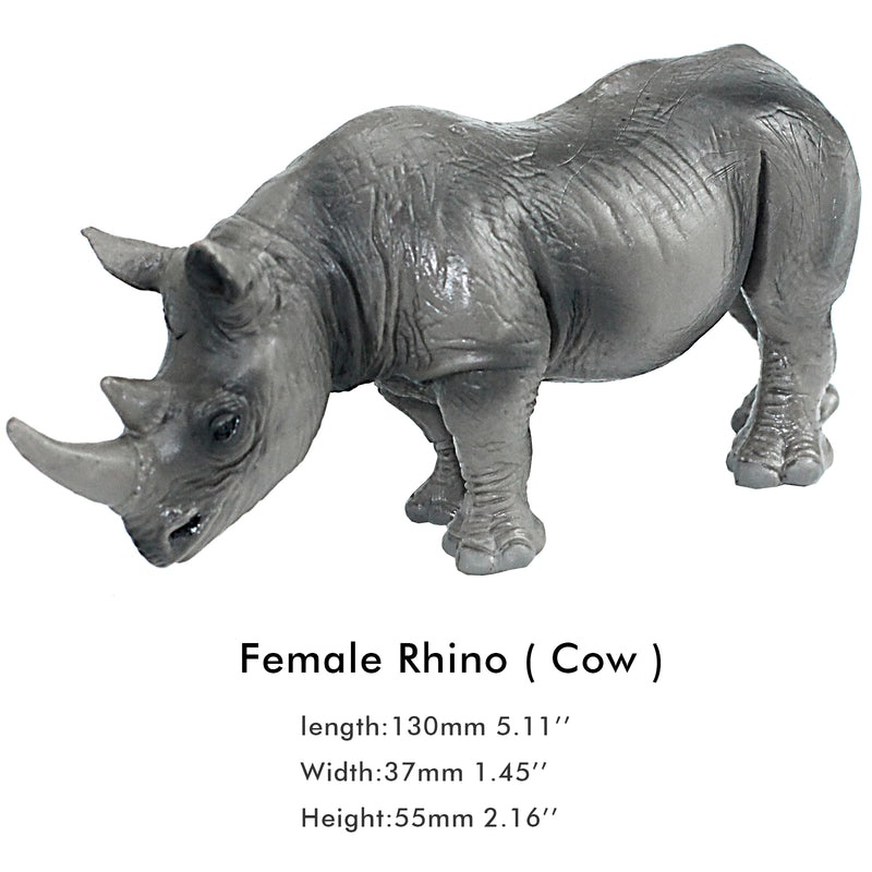 Female Rhino Figure Height 2.2-inch