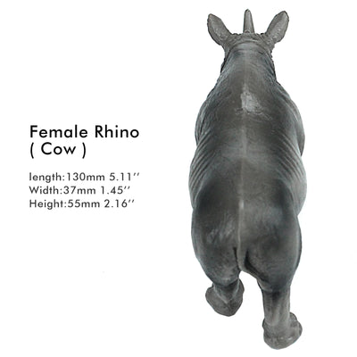 Female Rhino Figure Height 2.2-inch