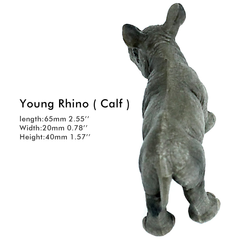 Young Rhino Figure Height 1.6-inch
