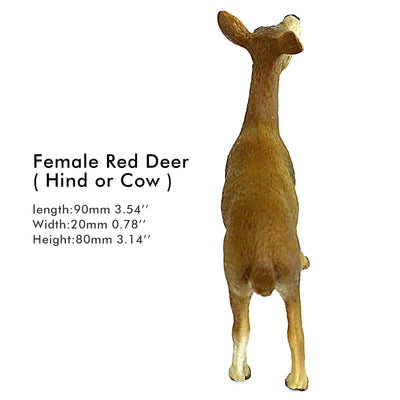 Female Red Deer Hind Figure Height 3.1-inch