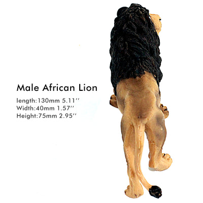 Lion with Dark Manes Figure Height 3.1-inch