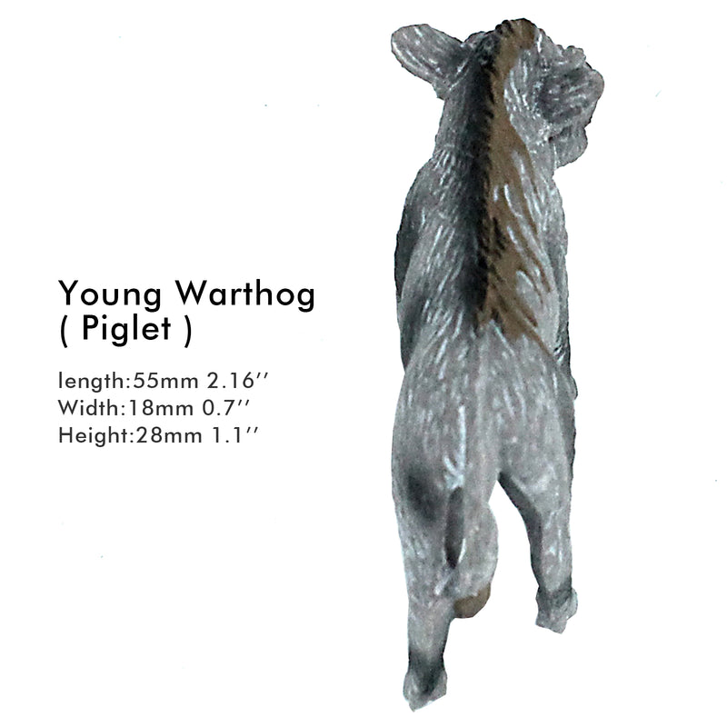 Young Warthog Piglet Figure Height 1.2-inch