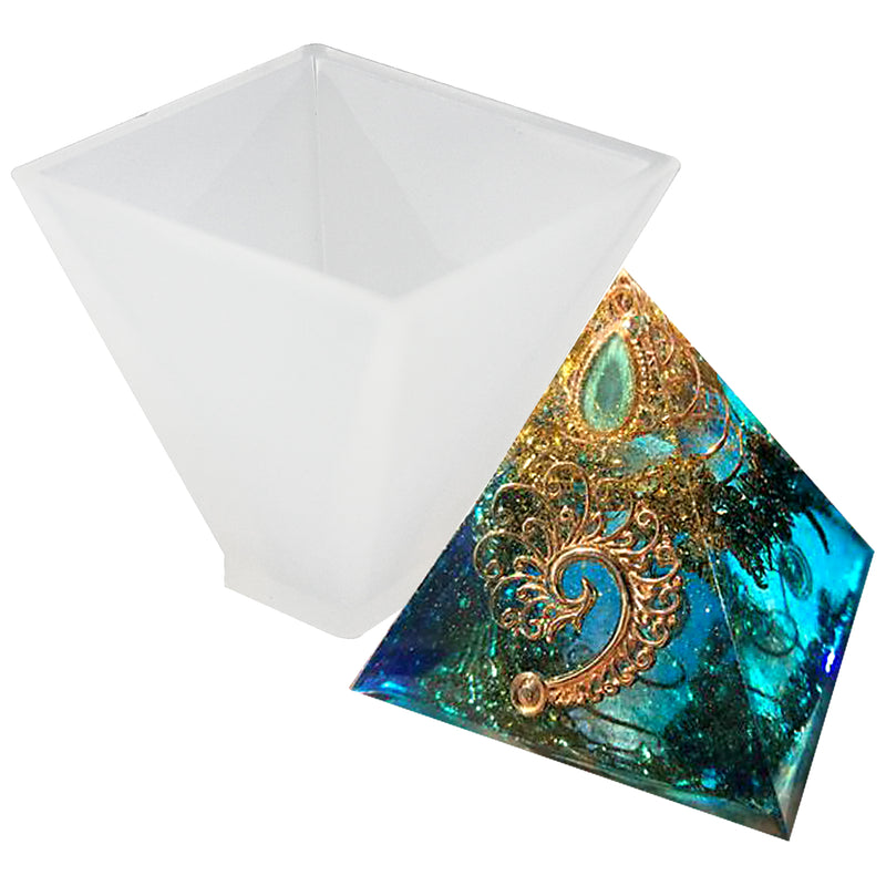 Pyramid Resin Epoxy Mold Large 2.4x2.4inch