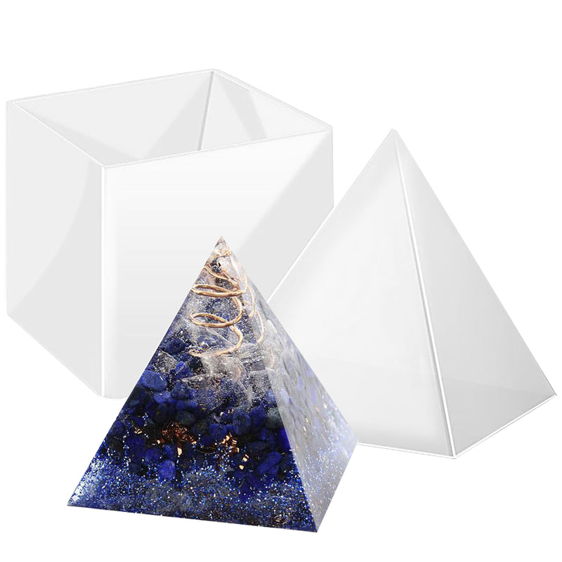 Funshowcase Pyramid Resin Epoxy Mold Extra Large 6x6inch