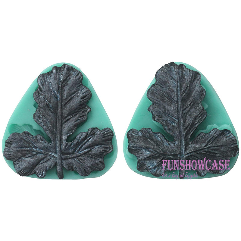 Maple Leaf Fondant Silicone Mold Double Sided Veiner