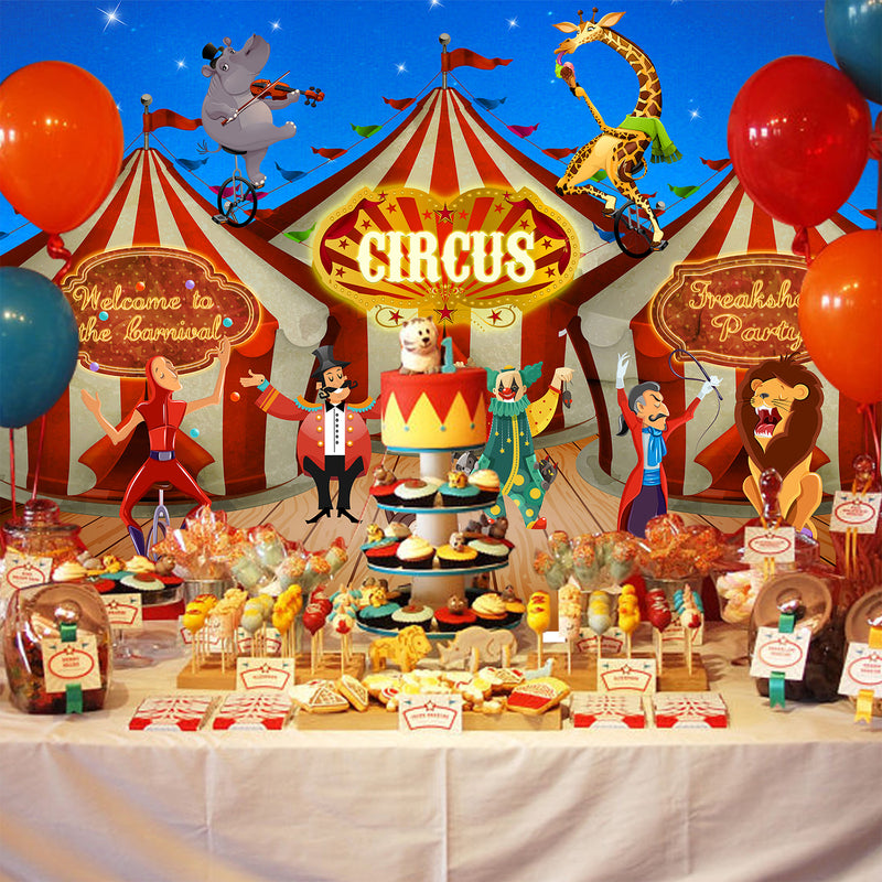 Carnival Circus Backdrop 5x7feet