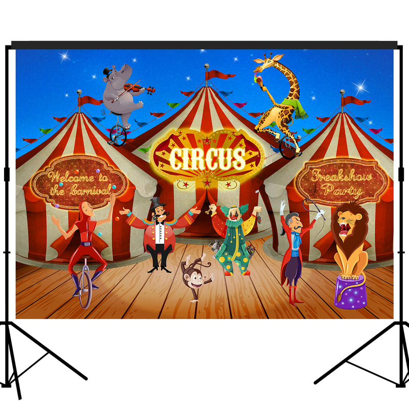 Carnival Circus Backdrop 5x7feet