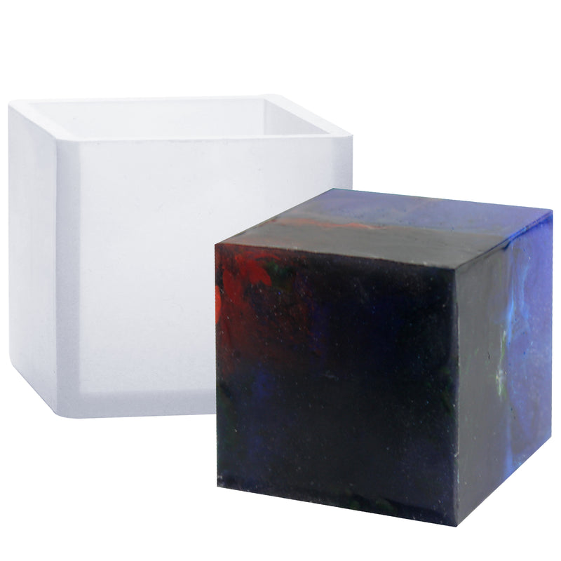 Cube Paperweight Resin Mold 2inch