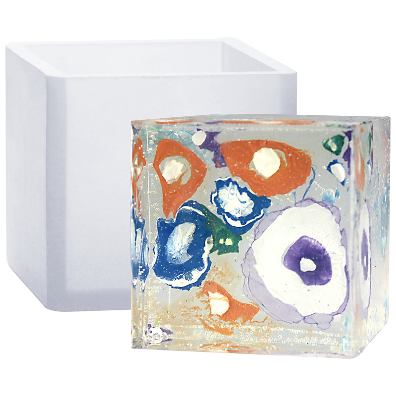 Cube Paperweight Resin Mold 2.5inch
