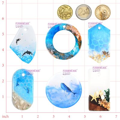 Pendant Resin Silicone Mold with Hole