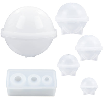 Assorted Sphere Epoxy Resin Mold Set 6-Count