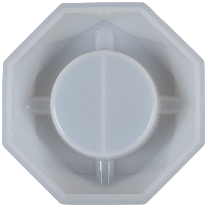 Ashtray Resin Silicone Mold 6.3inch Octagon
