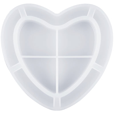 Ashtray Resin Silicone Mold 6.3inch Heart