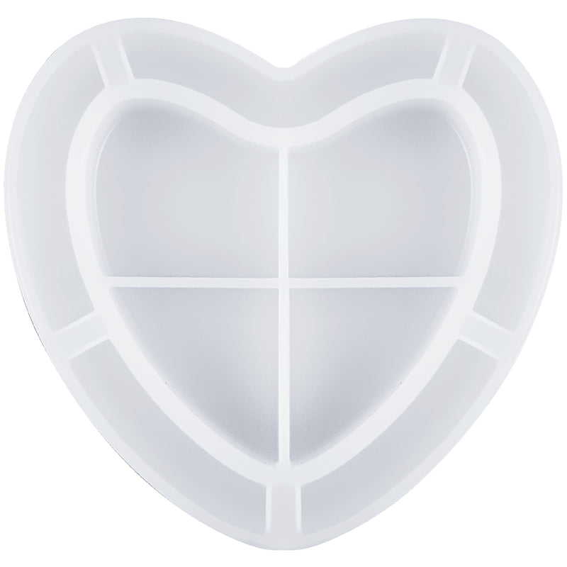 Ashtray Resin Silicone Mold 6.3inch Heart