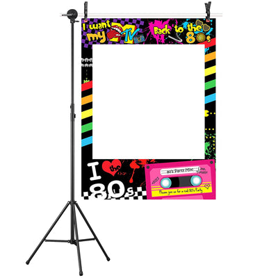 I love 80s Photo Booth Frame I Want My MTV 23x17inch