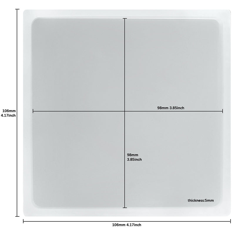 Square Coaster Resin Silicone Mold 4x4inch