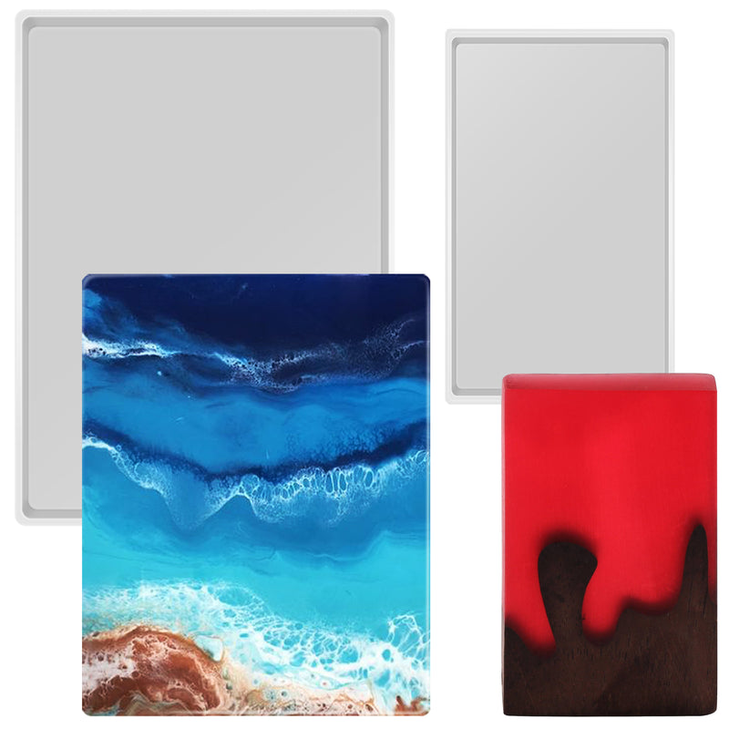 Rectangle Coaster Silicone Resin Mold