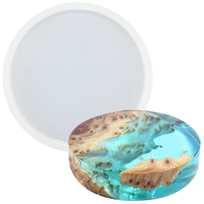 Circle Coaster Pendant Resin Epoxy Silicone Mold 1.3inch