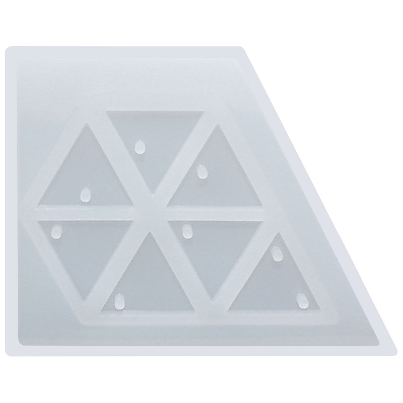 Triangle with Hole Resin Silicone Mold Mini