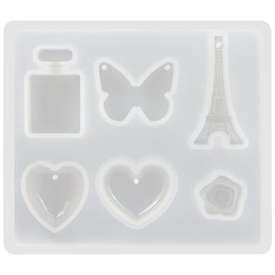 Jewelry Parts with Holes Resin Silicone Mold-Mini, French Style