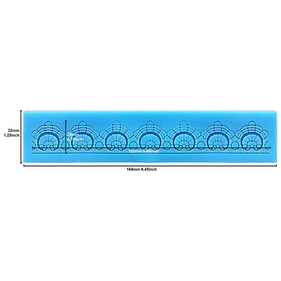 Semicircular Lace Silicone Mold