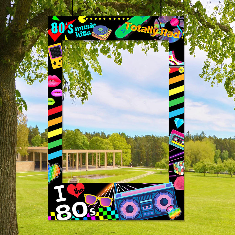 I love 80s Photo Booth Frame - 80&