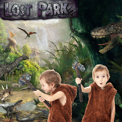 Dino Lost Park Dinosaur Backdrop 8x5 feet