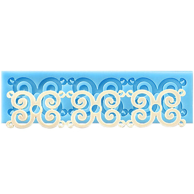 Swivel Lace Border Silicone Mold