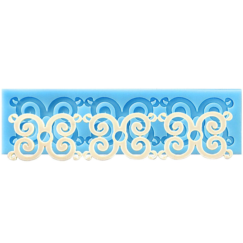 Swivel Lace Border Silicone Mold