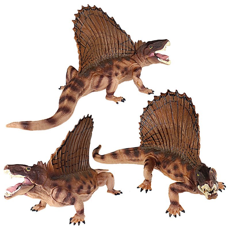 Dimetrodon Figures with Movable Jaws 2-Count