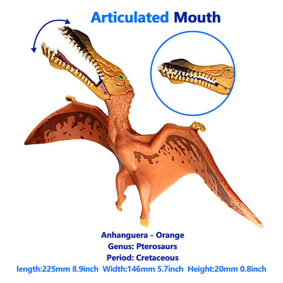 Anhanguera Figures with Movable Jaws Orange Length 9-inch