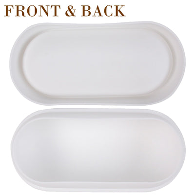 Pillow Glaze Cake Dessert Silicone Mold Tray Large 8.7x3.7x2.4inch