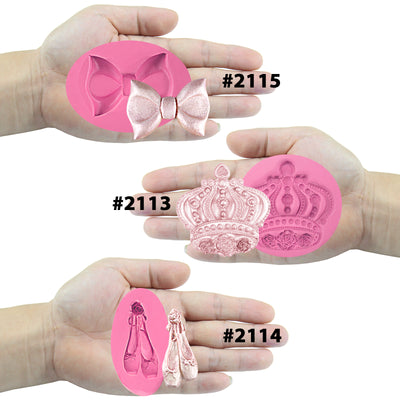 Ballet Shoes Fondant Silicone Mold 1.7inch