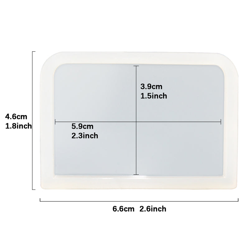 Rectangle Coaster Resin Silicone Mold 2.6x1.8inch