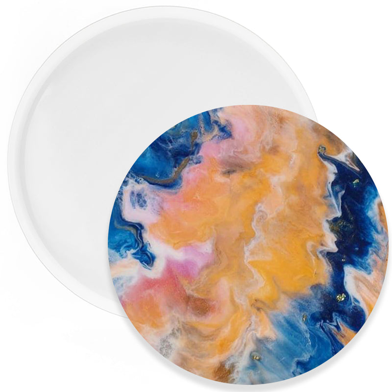 Round Coaster Resin Silicone Mold 5.5 inch