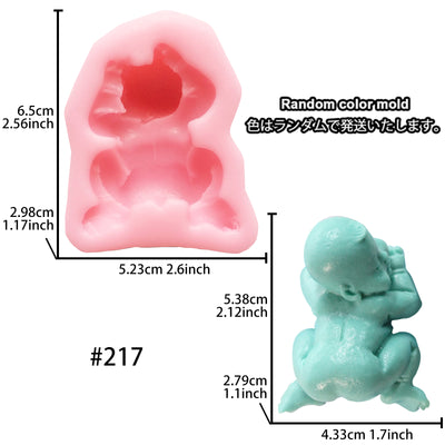 Baby Sleeping Face Down Fondant Silicone Mold