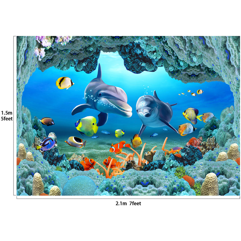 Ocean Scenic Undersea Backdrop 7x5feet