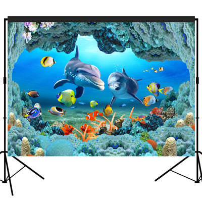 Ocean Scenic Undersea Backdrop 7x5feet