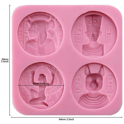 Egypt Coins Inspired Fondant Silicone Mold