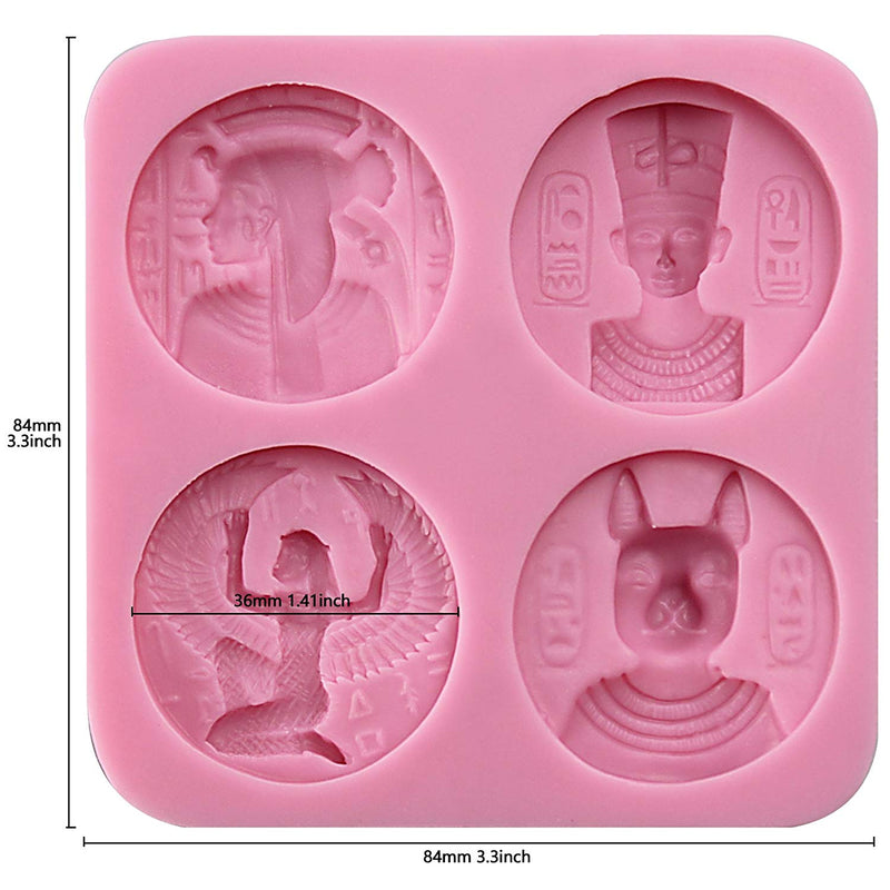 Egypt Coins Inspired Fondant Silicone Mold