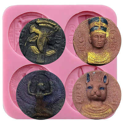 Egypt Coins Inspired Fondant Silicone Mold