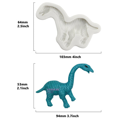 Dinosaur Fondant Silicone Mold Apatosaurus 2.1inch