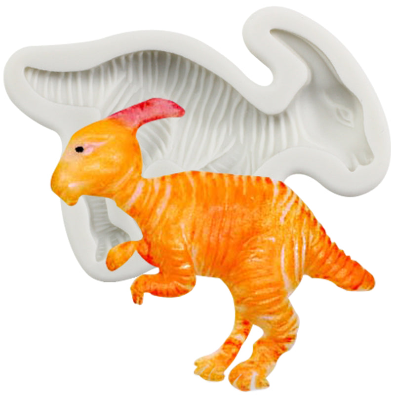 Dinosaur Fondant Silicone Mold Parasaurolophus 2.2inch