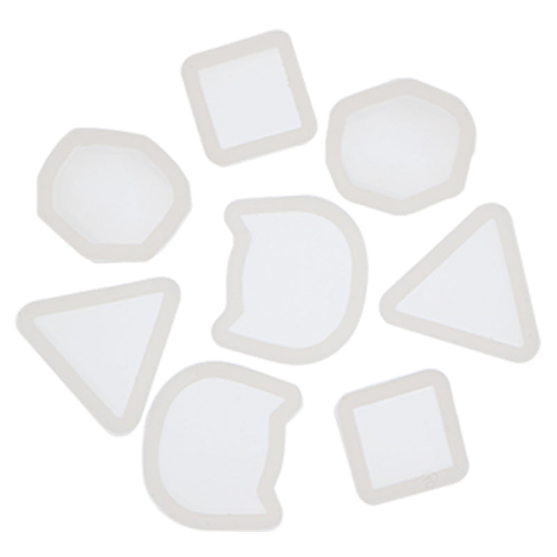 Stud Earring Resin Silicone Molds Cat|Triangle|Square|Cabochon 8-count
