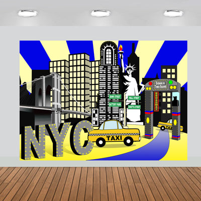 New York City Times Square Party Backdrop 7x5 feet