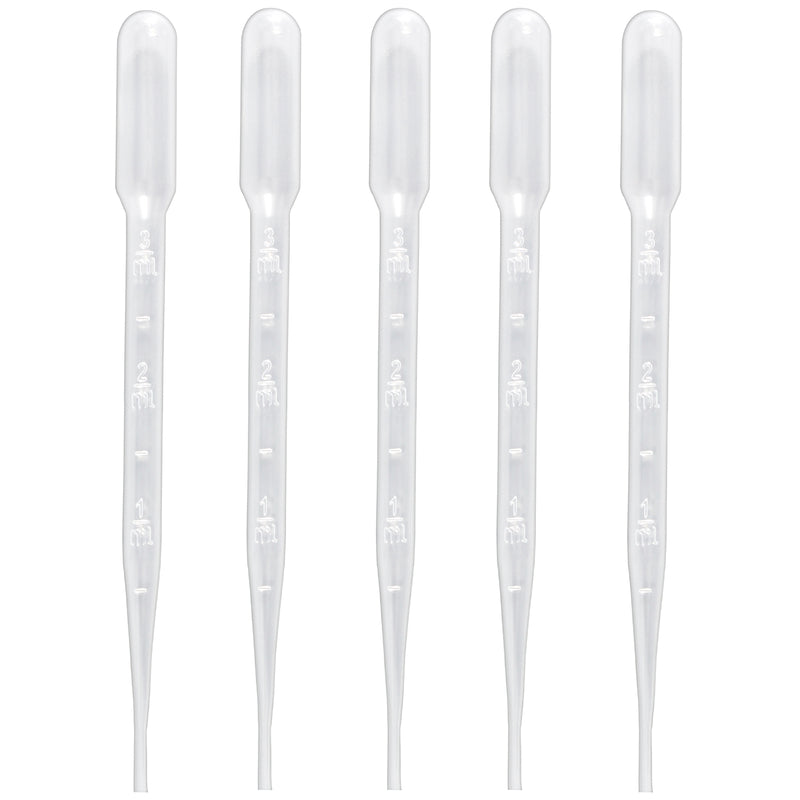 3ml Graduated Transfer Pipettes 5-count