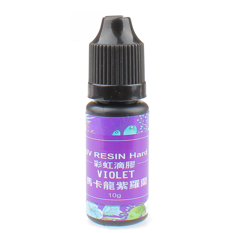 Pastel Solid Color UV Resin Hard Type 10ml 10g 0.35oz, Violet